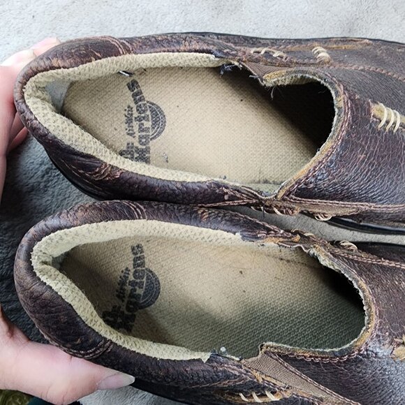 Dr Martens Shoes Mens Size 8 Brown Leather Mawgan Slip On Loafers main image 2